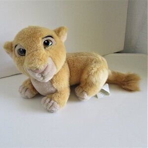 DISNEY Lion King Baby Nala Plush 6" tall lying down STUFFED ANIMAL